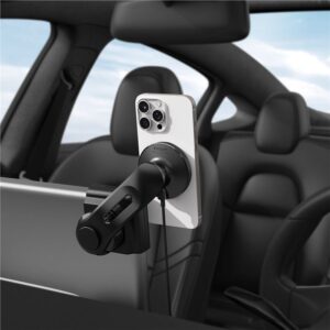 Spigen Tesla TapLock MagSafe Car Mount Charger, juodos spalvos - Wireless / Screen