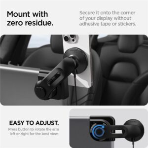Spigen Tesla TapLock MagSafe Car Mount Charger, juodos spalvos - Wireless / Screen - Image 9