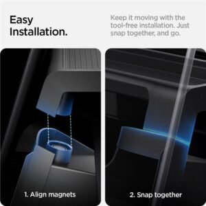 Spigen Tesla Under Screen Storage Organizer, juodos spalvos - Tesla Model 3 2024 - Image 4