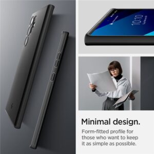Spigen Thin Fit, black - Samsung Galaxy S22 Ultra - Image 2