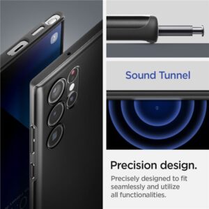 Spigen Thin Fit, black - Samsung Galaxy S22 Ultra - Image 6