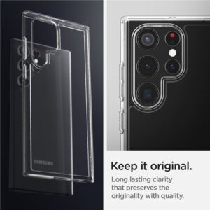 Spigen Ultra Hybrid, crystal clear - Samsung Galaxy S22 Ultra - Image 4