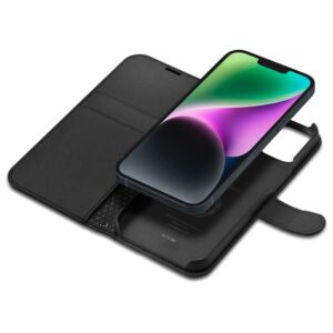 Spigen Wallet S, juodos spalvos - Apple iPhone 14 - Image 10