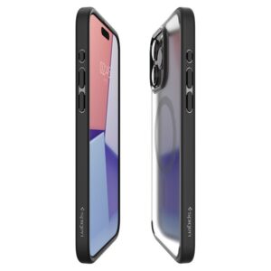 Spigen Ultra Hybrid MagSafe, frost juodos spalvos - Apple iPhone 15 Pro Max - Image 4