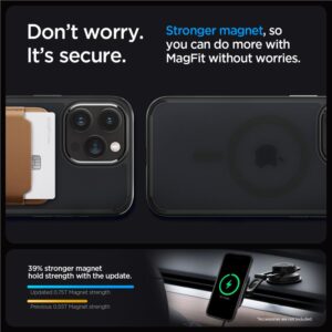 Spigen Ultra Hybrid MagSafe, frost juodos spalvos - Apple iPhone 15 Pro Max - Image 7