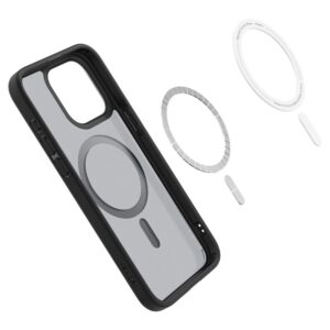 Spigen Ultra Hybrid MagSafe, frost juodos spalvos - Apple iPhone 15 Pro - Image 5