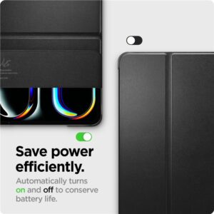 Spigen Smart Fold, juodos spalvos - Apple iPad Pro 11" 2024 - Image 7