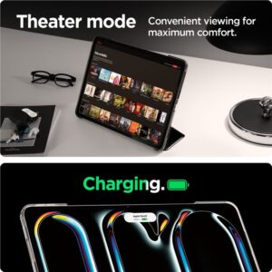 Spigen Smart Fold, juodos spalvos - Apple iPad Pro 11" 2024 - Image 9