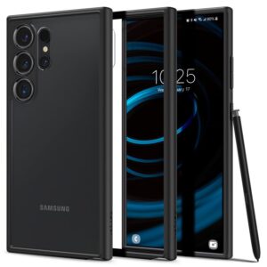 Spigen Ultra Hybrid, matte juodos spalvos - Samsung Galaxy S24 Ultra
