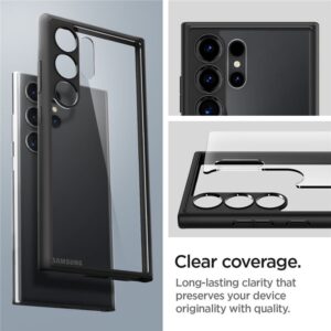 Spigen Ultra Hybrid, matte juodos spalvos - Samsung Galaxy S24 Ultra - Image 6
