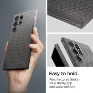 Spigen Liquid Air, granite gray - Samsung Galaxy S24 Ultra - Image 5