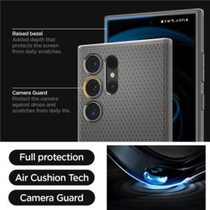 Spigen Liquid Air, granite gray - Samsung Galaxy S24 Ultra - Image 6