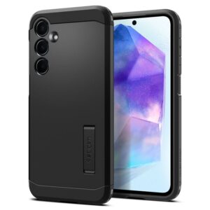 Spigen Tough Armor, juodos spalvos - Samsung Galaxy A55