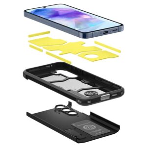 Spigen Tough Armor, juodos spalvos - Samsung Galaxy A55 - Image 7