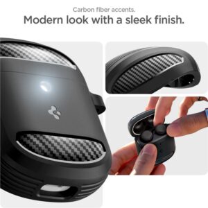 Spigen Rugged Armor, matte juodos spalvos - Google Pixel Buds Pro 2/Pro - Image 7