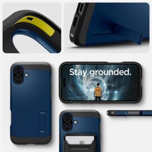 Spigen Tough Armor MagSafe, navy blue - Apple iPhone 16 - Image 4