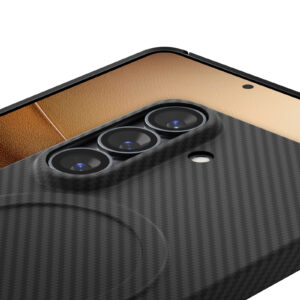 Spigen Air Skin Aramid MagSafe, juodos spalvos - Samsung Galaxy S26+ - Image 9