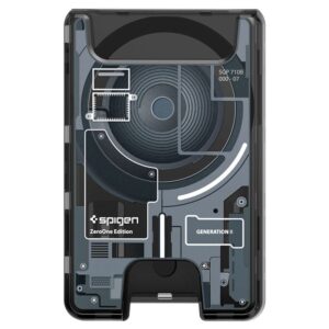Spigen Ultra Hybrid Wallet MagSafe, zero one juodos spalvos - Image 11