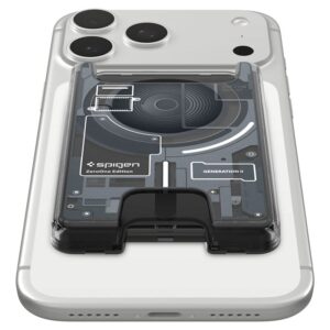 Spigen Ultra Hybrid Wallet MagSafe, zero one juodos spalvos - Image 4