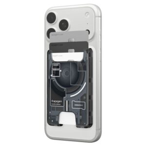 Spigen Ultra Hybrid Wallet MagSafe, zero one juodos spalvos - Image 6