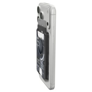 Spigen Ultra Hybrid Wallet MagSafe, zero one juodos spalvos - Image 10
