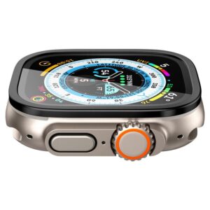 Spigen Glass tR Slim Pro 1 Pack, juodos spalvos - Apple Watch Ultra 2/Ultra 49mm - Image 8