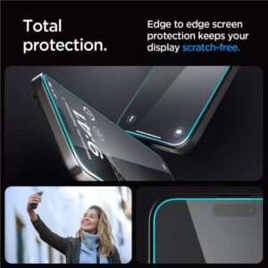 Spigen Glass tR EZ Fit HD 1 Pack, transparency - Apple iPhone 15 Pro - Image 3