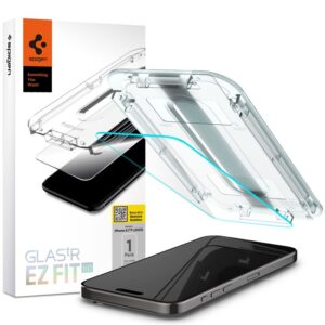Spigen Glass tR EZ Fit HD 1 Pack, transparency - Apple iPhone 15 Pro - Image 1