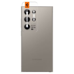 Spigen Glass tR EZ Fit Optik Pro 2 Pack, gray - Samsung Galaxy S24 Ultra - Image 6