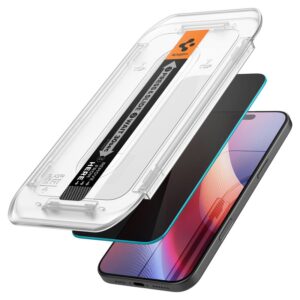 Spigen Glass tR EZ Fit HD (Privacy) 1 Pack, transparency - Apple iPhone 16 Pro Max - Image 5
