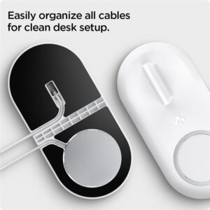 Spigen MagSafe Charger & Apple Watch stand 2in1 MagSafe Duo, white - Image 6