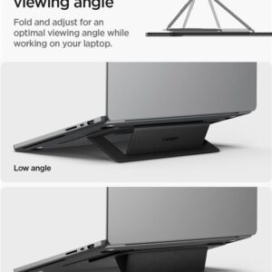 Spigen Slimfold Laptop Stand LD201-S1, juodos spalvos - Image 10