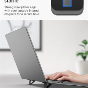 Spigen Slimfold Laptop Stand LD201-S2, black - Image 10