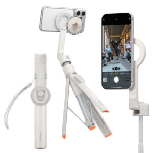 Spigen MagSafe Tripod Selfie Stick, dune beige