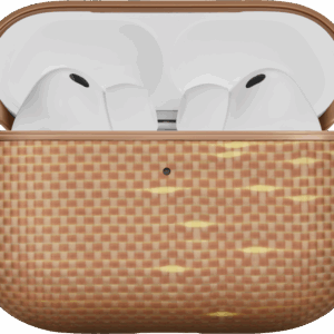 Pitaka Aramid Fiber Magnetic dėklas, Golden Glint - AirPods Pro 3 - Image 5