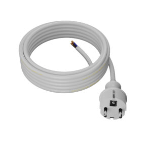 AWTOOLS LAIDAS SU KIŠTUKU 5m 3x1,5 BALTAS H05VV-F