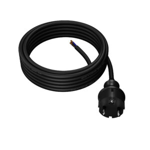 AWTOOLS LAIDAS SU KIŠTUKU 5m 3x1,5 JUODAS H05VV-F