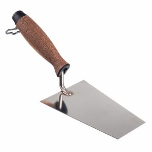 AWTOOLS MŪRININKO MENTELĖ TRAPECINĖ NERŪD.PL. 150mm KAMIENINĖ RANKENA 1202K