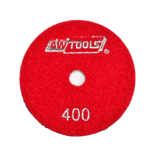AWTOOLS POLIRAVIMO DISKAS 100mm GR. 400 SAUSAM POLIRAVIMUI