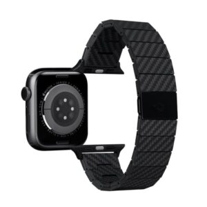 Pitaka Carbon fiber strap, black - Apple Watch Ultra 2/1(49mm) 9/8/7 (45mm)/6/SE/5/4 (44mm)/3/2/1 (42mm) - Image 2