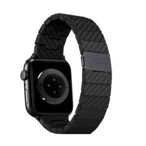 Pitaka Carbon fiber strap, black - Apple Watch Ultra 2/1(49mm) 9/8/7 (45mm)/6/SE/5/4 (44mm)/3/2/1 (42mm) - Image 4