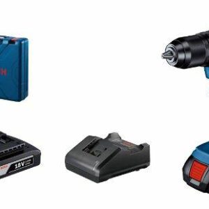 BOSCH AKUMULIATORINIS SUKTUVAS 18V GSR 185-LI 2x2,0Ah 50/21Nm LAGAMINAS