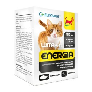 EUROWET Wita-Vet Energia - papildai katėms - 120 tablečių