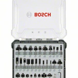 BOSCH FREZŲ RINKINYS 30vnt. KOTAS 8mm