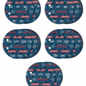 BOSCH ŠLIFAVIMO TINKLELIS 125mm MIX 55vnt.