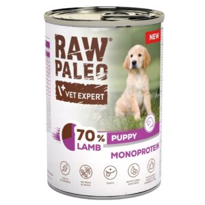 VETEXPERT Raw Paleo Ėriena šuniukas - drėgnas ėdalas šunims - 400g