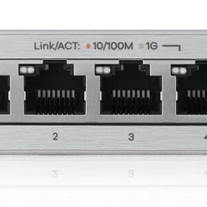 Zyxel GS1200-5V3 Valdomas L2 Gigabit Ethernet (10/100/1000) Desktopas Pilka - Image 3