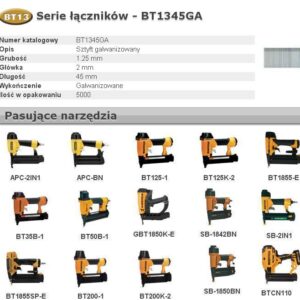 BOSTITCH VINYS BT13 45mm 5M 18GA
