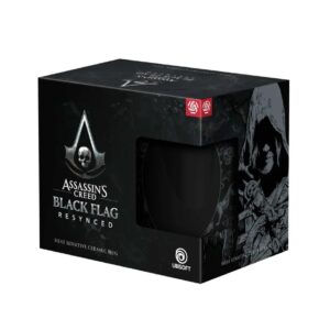 Šilumos atskleidimo puodelis Good Loot Assassin's Creed Black Flag Resynced - Edward Kenway 480 ml Juoda - Image 3