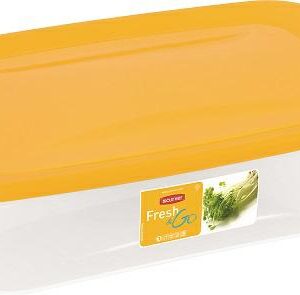 CURVER MAISTO DĖŽUTĖ "FRESH&GO" 1L /GELTONA/ SKAIDRI